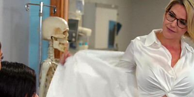 Hot Doctor Caught Young Babes Going At It in Exam Room-GIRLSWAY