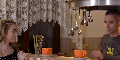 VIP4K. Latvian girl Jessi Empera is humped by her stepdad