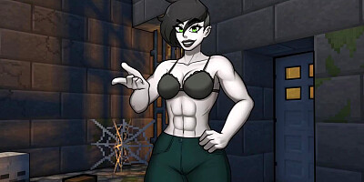 HornyCraft Minecraft Parody Hentai game Ep.27 muscular femdom pillager