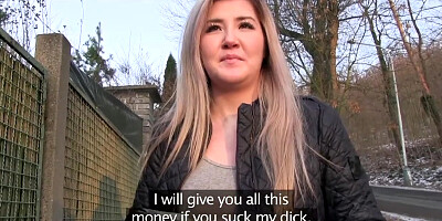 Public Agent Cute Russian Loves Sex for Cash