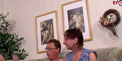 German housewifes make casting with user for FFM