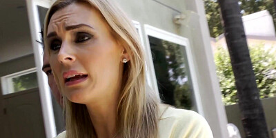 Johnny Castle is face-fucking a busty blonde cougar Tanya Tate