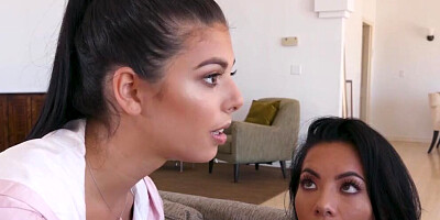 Derrick Pierce, Gina Valentina, Melissa Moore & Morgan Lee in a foursome