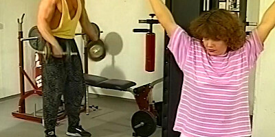 Naughty mature woman is licked and fucked by a horny stallion