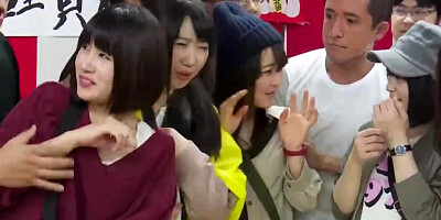 Sadistic Village Female AD and Makeup Artist Participate in a Traditional New Year's Party Game