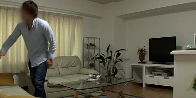 High class young wife who lives in the same condominium is actually a frustrated slut 3