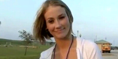 Marvelous blonde flirts with the camera while riding a cock