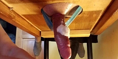 Skillful woman gives an amazing handjob to a gifted man