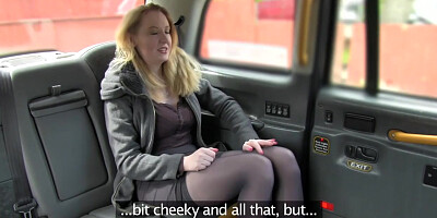 Fake Taxi Hot babe in heels with big natural tits