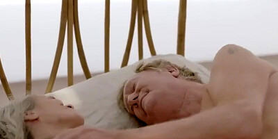 Naughty grandma and grandpa are being filmed while having sex