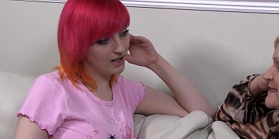 LACEY STARR - A lesbian cum session with this hot Granny