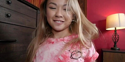 Slutty Asian Stepsis Fucks me for Snapchat