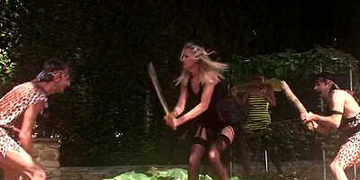 Angel Long Is Making Her Fantasy Of Fucking Two Cocks At