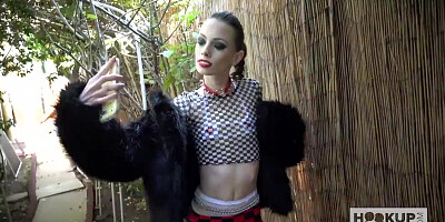 Skinny teen slut Aria Haze gets pounded again by Hookup Hotshot