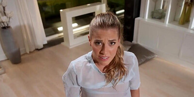 Eveline Dellai being a total anal slut for the stepbrother