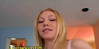 Young blonde harlot is in the mood for hard anal drilling