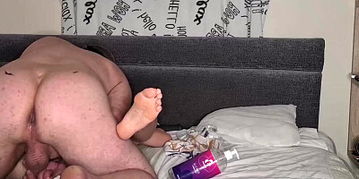 Masked couple is making out and fucking in a homemade video