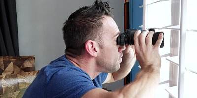 Randy neighbor finally got a chance to ram the butt of his hot next-door MILF