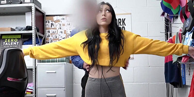 If the MILF wants to avoid the punishment for shoplifting, she'll need to bang the officer