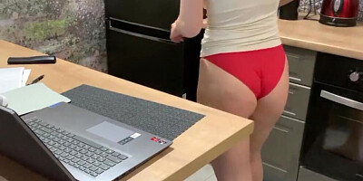 Busty secretary bends over desk to receive cock during office hours