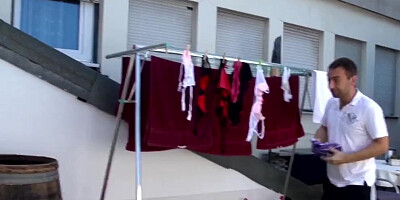 Horny gentleman adores banging his young housemaid when wife is not home