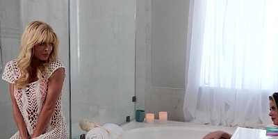 MILFs Emily Addison and Serene Siren are licking cunts in 69 position