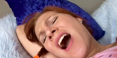 Step-sister with red hair fucked by not german Step-brother