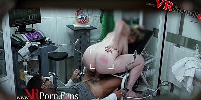 Mature goes to the trusted gyno, but they change her doctor for a more handsome one and they fuck