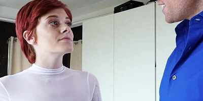 Ginger Patch - Fiery Haired Teen Ava Little Grateful For Her Stepdad’s Birthday Surprise