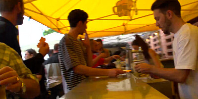 Big Cock Emilio Fucks Amirah In Public