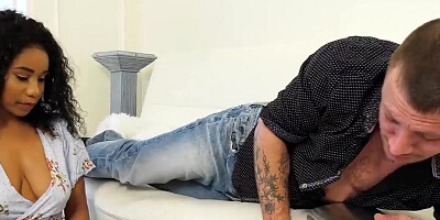 Jenna Foxx Fucks Her Stepdad To Help Him With His Hard Cock