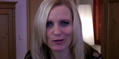 Naughty MILF in black stockings sits on guy's face and gets licked