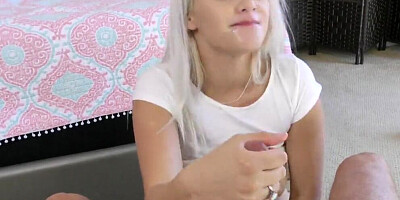 Indica Monroe is gives up hairy box to step daddy
