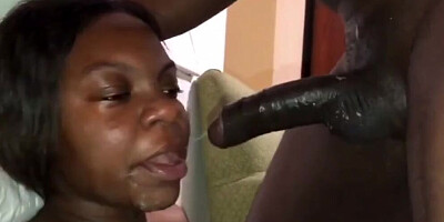 Step Dad drills step-daughter‘s bottomless throat