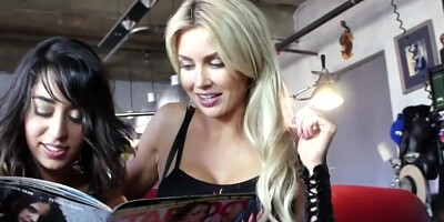 Stepmom milf in threeway