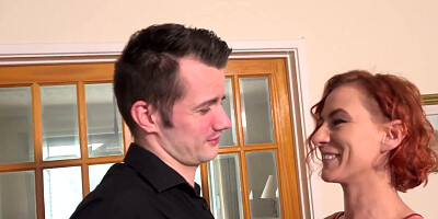 Aunt Judy's XXX - European MILF Boss Lady 'Fire Girl' Fucks Her British Employee