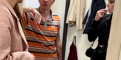 Threesome she watches me fuck her friend - Creampie - Darcy Dark & Jolie Butt