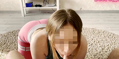 Incredible Day with my Step sister, She Caught me Masturbating, I Cum Three Times - Secret_Elle