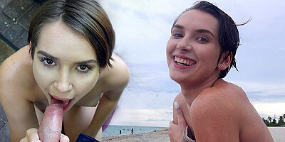 Natalie Porkman thanks Helpful Stranger with her Tight Teen Pussy