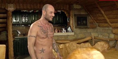 Smoking hot Russian lady loves taking a long pole in her big booty