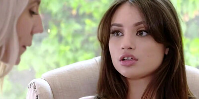 Family Strokes - Sneaky Dude Bangs Her Stepsister's Pussy In Front Of Her Bestie And Ask Her To Join (Tyler Nixon, Liv Wild)