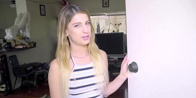 Petite Tenant Fucks Landlord when she can't Find Rent Money