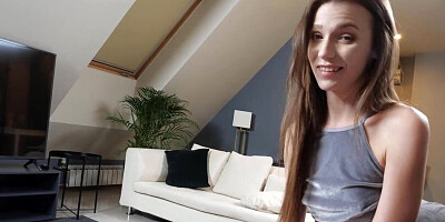 SISPORN. Slender lady from Russia fucked by her new lucky stepbrother