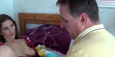 Hot Teen Loves Her 50Yo Owner of an Apartment