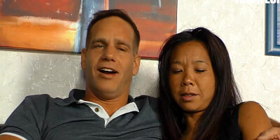 AMATEUREURO - Big Ass Horny Wife Melissa Deep Deepthroats And Fucks Her Husband In Front Of The Camera