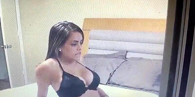 Sexy Michelle caught me jerking off – fantasy