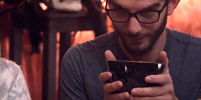 One horny cougar is being shared between two naughty guys