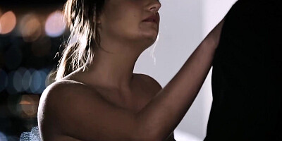 Thick redhead teen Charlotte Cross taboo fucks businessman