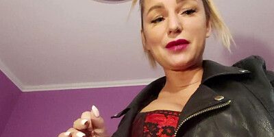 Mistress Zabava talks dirty in this foot fetish roleplay video