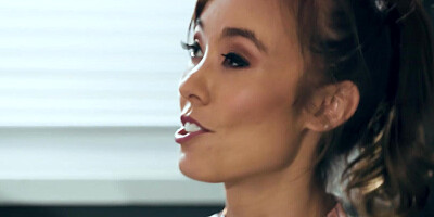 Classy Asian MILF helps her stepson with his sexual problem by fucking him